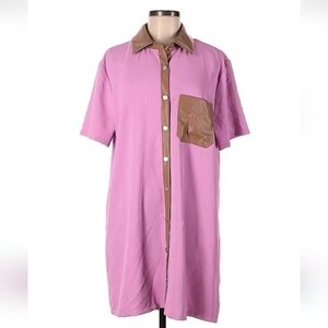 Entro Pink and Tan Dress